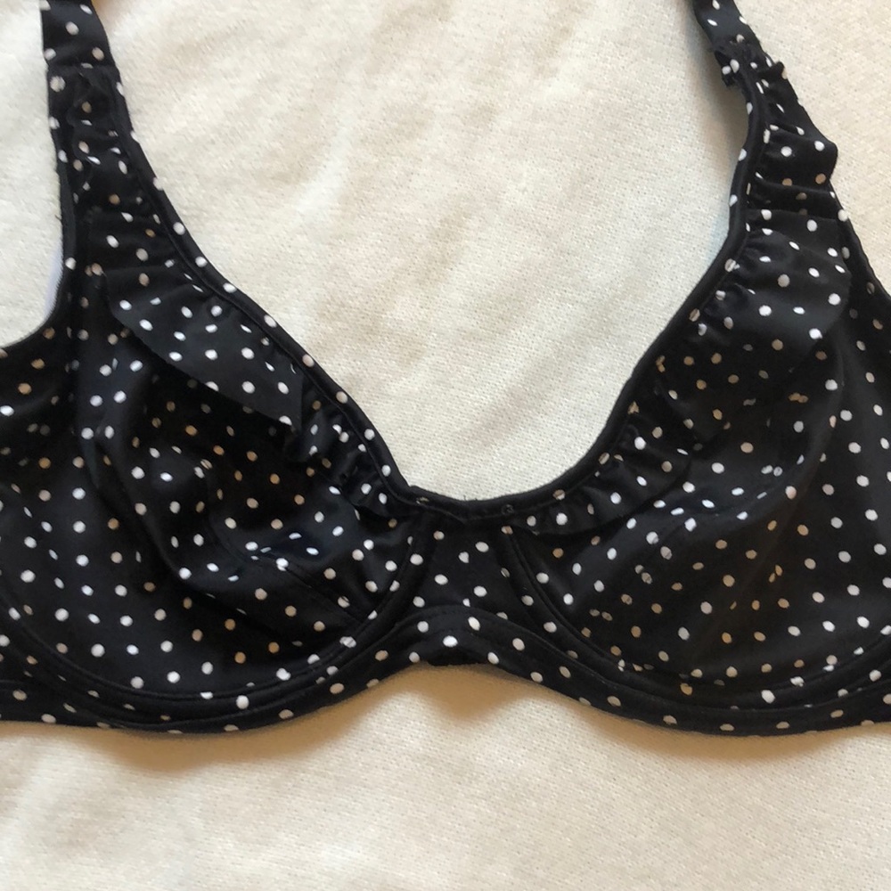 FREYA Polka Dot Ruffle Bikini Top - Picture 2 of 5